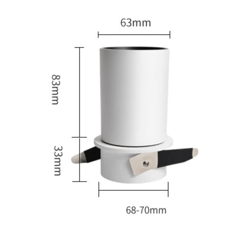 Spot LED orientable au design moderne – modèle Nordic