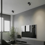 Spots LED ronds orientables au design moderne