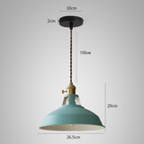 Suspension LED en métal coloré – modèle Loft