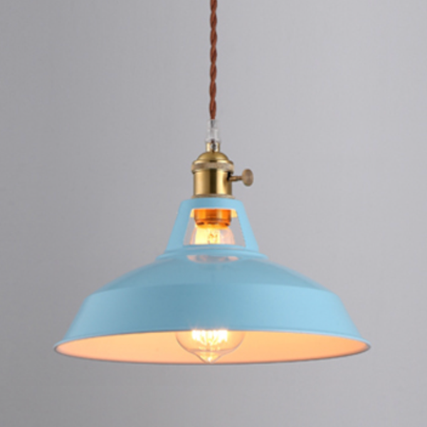 Suspension LED en métal coloré – modèle Loft