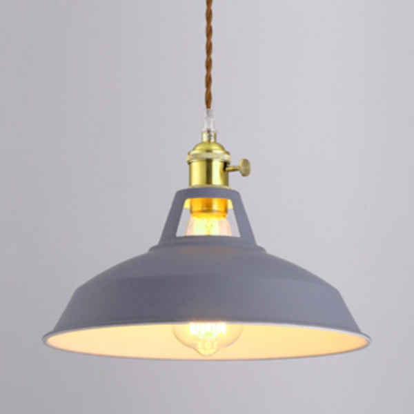 Suspension LED en métal coloré – modèle Loft