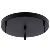 Socle rond pour suspension – jusqu’à 5 points lumineux (noir ou blanc)