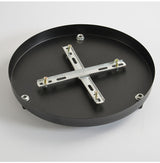 Socle rond pour suspension – jusqu’à 5 points lumineux (noir ou blanc)