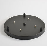 Socle rond pour suspension – jusqu’à 5 points lumineux (noir ou blanc)