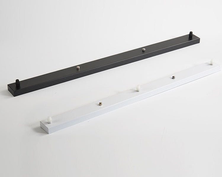 Socle de suspension long avec support pour jusqu’à 5 points lumineux – noir ou blanc