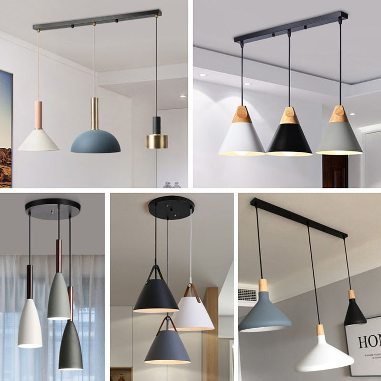 Socle rond pour suspension – jusqu’à 5 points lumineux (noir ou blanc)