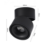 Spots LED ronds orientables au design moderne