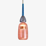 Suspension design à LED en verre coloré – modèle Illumy