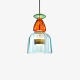Suspension design à LED en verre coloré – modèle Illumy
