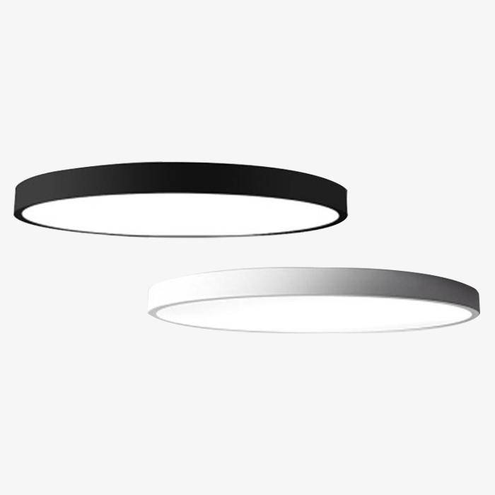 Plafonnier LED arrondi et plat – design moderne (plusieurs tailles)