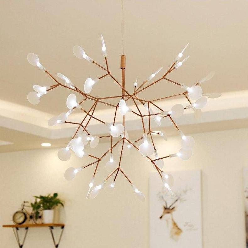 Suspension design LED en forme d’arbre – coloris cuivré ou noir Home