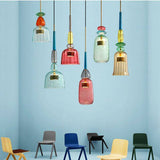 Suspension design à LED en verre coloré – modèle Illumy