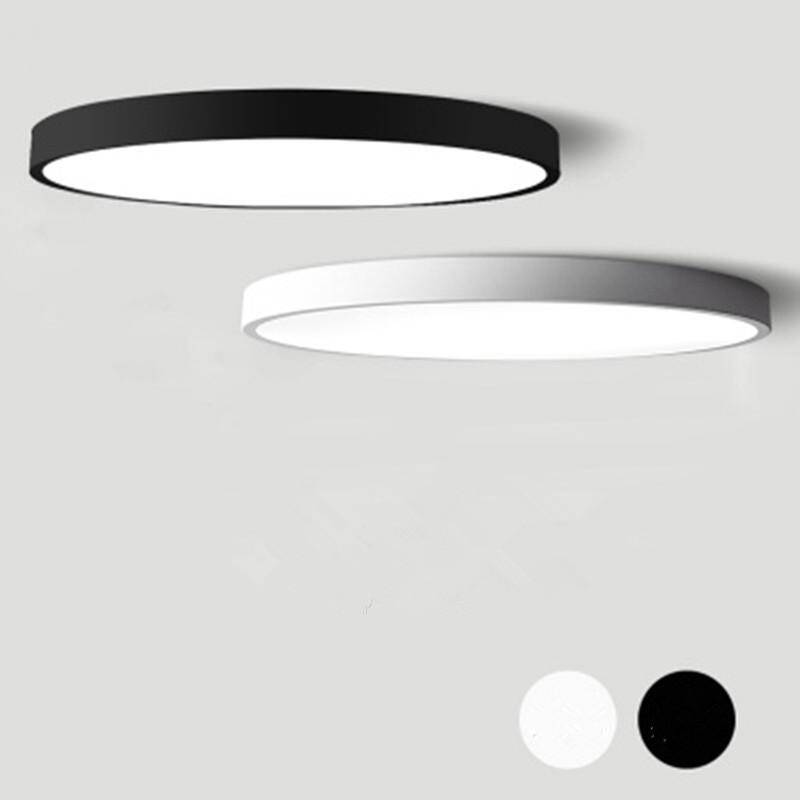 Plafonnier LED arrondi et plat – design moderne (plusieurs tailles)