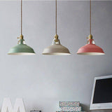 Suspension LED en métal coloré – modèle Loft