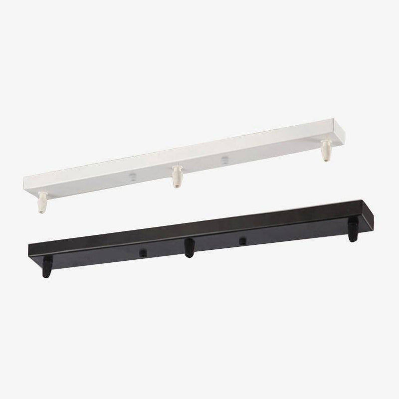 Socle de suspension long avec support pour jusqu’à 5 points lumineux – noir ou blanc
