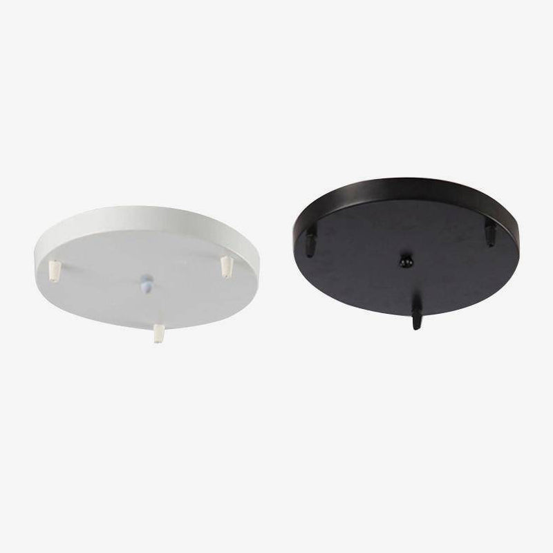 Socle rond pour suspension – jusqu’à 5 points lumineux (noir ou blanc)