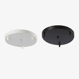 Socle rond pour suspension – jusqu’à 5 points lumineux (noir ou blanc)